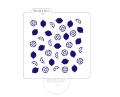 Cytryny - tło / Szablon na ciastko