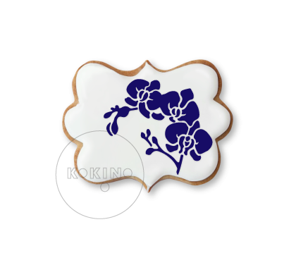 Orchidea / Kwiaty / Szablon na ciastko
