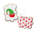 Czapka Elfa / 2 kolory / Szablon na ciastko