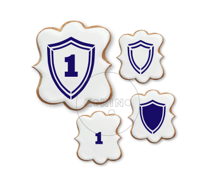 Tarcza szkolna / Herb / Szablon na ciastko
