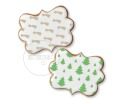 Gwiazdki Betlejemskie / Tło / Szablon na ciastko