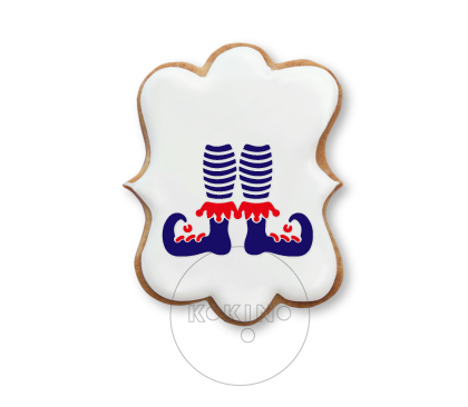 Nogi - buty Elfa / Szablon na ciastko
