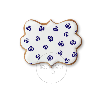 Różyczki małe / Tło / Szablon na ciastko