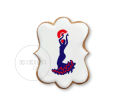Flamenco / Tancerka / Wachlarz / 2 kolory / Szablon na ciastko
