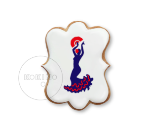 Flamenco / Tancerka / Wachlarz / 2 kolory / Szablon na ciastko