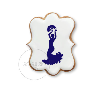 Flamenco / Tancerka / Wachlarz / Szablon na ciastko
