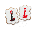 Flamenco / Tancerka / Wachlarz / Szablon na ciastko
