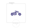 Motor Chopper / Szablon na ciastko