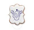 Renifer w czapce - głowa