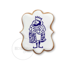 Król Baltazar / Trzej królowie / Szablon na ciastko