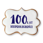 100 lat Niepodległości / Sto lat /  Szablon na ciastko