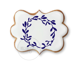 Wianek z jemioły / Ramka / Szablon na ciastko