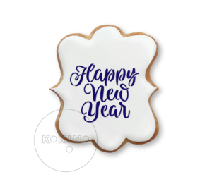 Happy New Year / Szablon na ciastko
