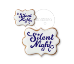 Silent Night / Szablon na ciastko