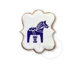 Konik Dala / Dala horse / Szablon na ciastko