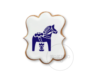 Konik Dala / Dala horse / Szablon na ciastko