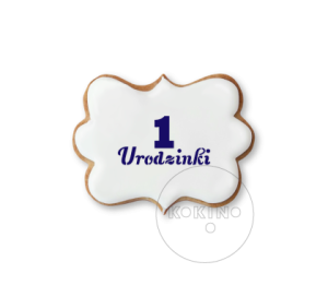 1 urodzinki / Szablon na ciastko