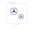 Logo Mercedes / Szablon