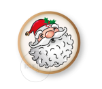 Santa Claus / KONTUR / aero / Szablon na ciastko