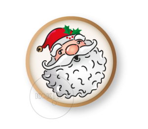 Santa Claus / KONTUR / aero / Szablon na ciastko