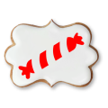 Cukierek podłużny / 3 rozmiary / Szablon na ciastko