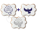 Gołąbek / Symbol Ducha Świętego / Szablon na ciastko