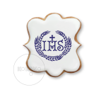 IHS - wianek z kłosów / Szablon na ciastko