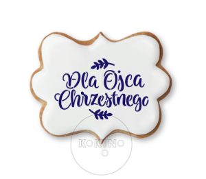 Dla Ojca Chrzestnego / Szablon na ciastko