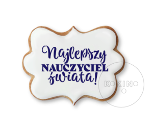 Najlepszy nauczyciel świata / Szablon na ciastko