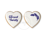 Chrzest Święty / gałązki / Szablon na ciastko