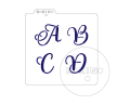 Monogramy / Szablon na ciastka