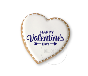 Happy Valentine's Day / Szablon na ciastko