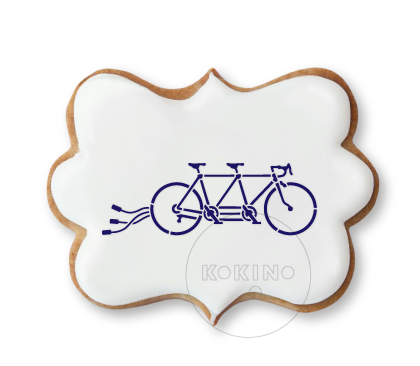 Tandem - szablon na ciastko