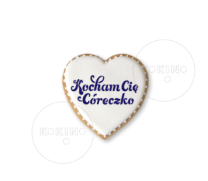 Kocham Cię Córeczko / Szablon na ciastko