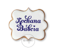 Napis / Kochana Babcia / Szablon na ciastko
