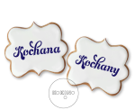 Kochana - Kochany / Systemowy / 2 napisy / Szablon na ciastko