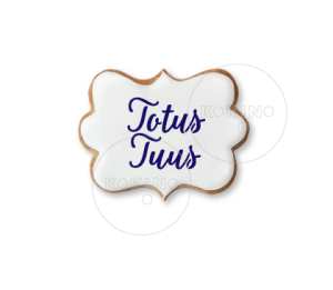 Totus Tuus - Big / Szablon na ciastko