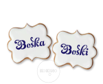 Boska - Boski / Systemowy / 2 napisy / Szablon na ciastko