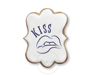Usta - Kiss / Szablon na ciastko