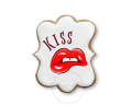 Usta - Kiss / Szablon na ciastko