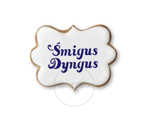 Śmigus Dyngus / Napis / Szablon na ciastko