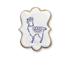 Lama - profil / Szablon na ciastko