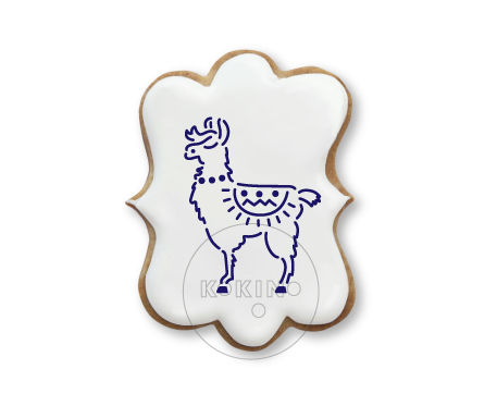 Lama - profil / Szablon na ciastko