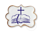 Biblia i krzyż / Szablon na ciastko