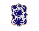 Monstera / Liście / Tło / Szablon na ciastko