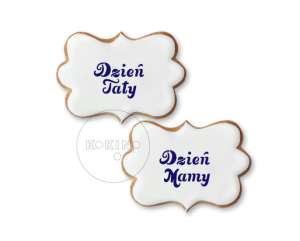 Dzień Mamy i Taty / 2 napisy / Szablon na ciastko