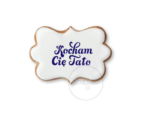 Kocham Cię Tato / Szablon na ciastko