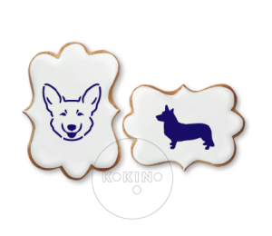 Corgi / Pies królowej / Szablon na ciastko