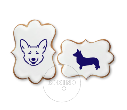 Corgi / Pies królowej / Szablon na ciastko