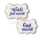 Cud miód / Słodki jak miód / Szablon na ciastko